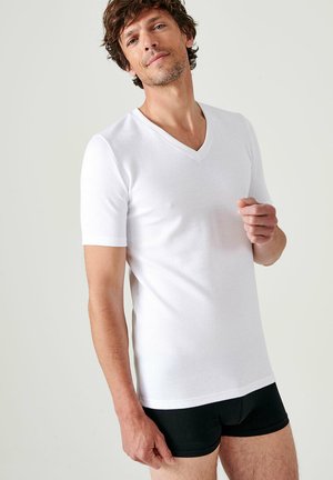DOUBLE FACE COL V - Maglietta intima - white