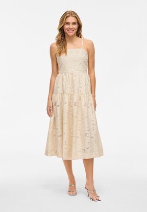 VIHELNA STRAP MIDI DRESS - Vapaa-ajan mekko - birch