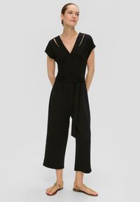s.Oliver BLACK LABEL Jumpsuit - schwarz