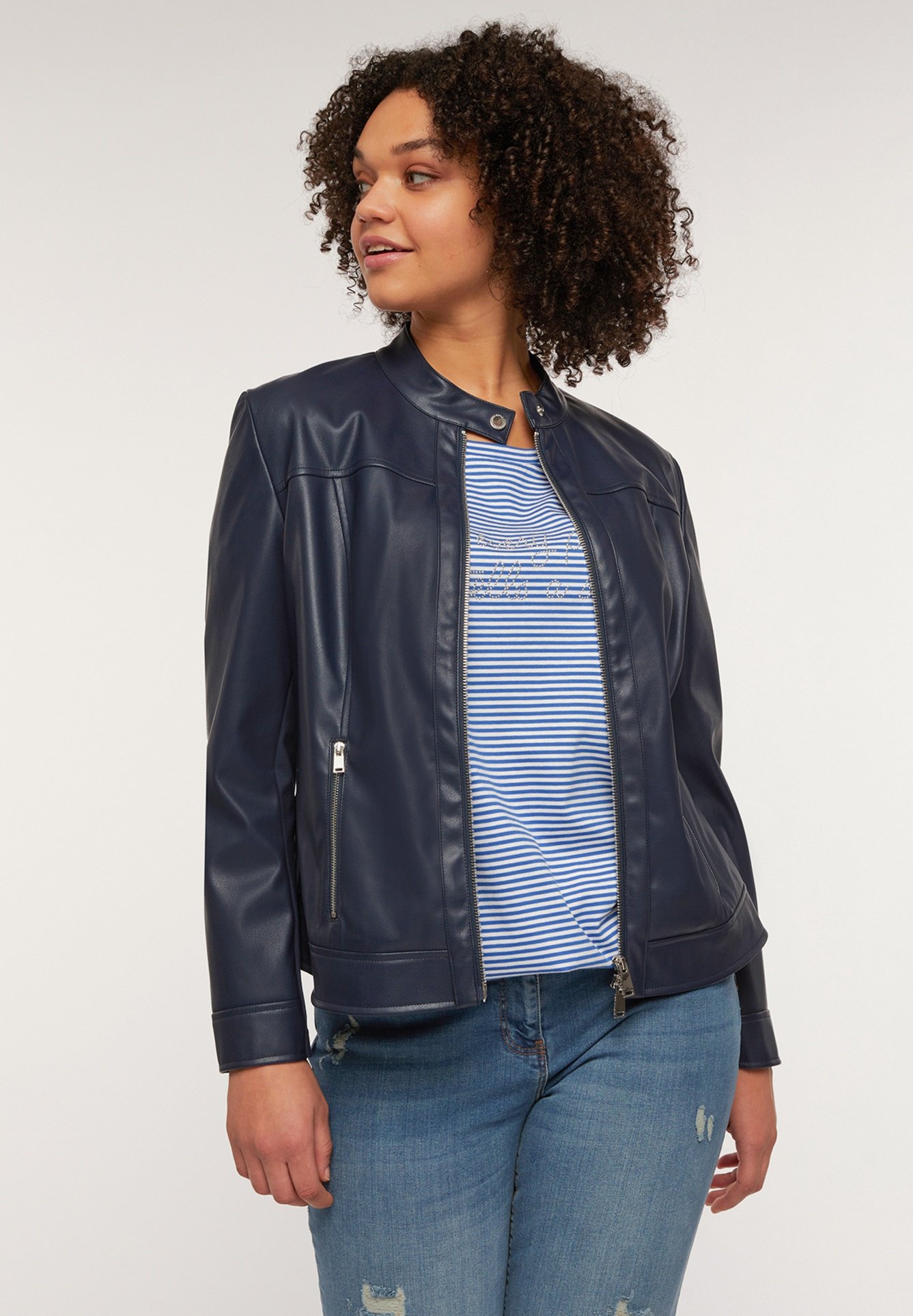 Fiorella Rubino Giacca in similpelle - blu - Zalando.it