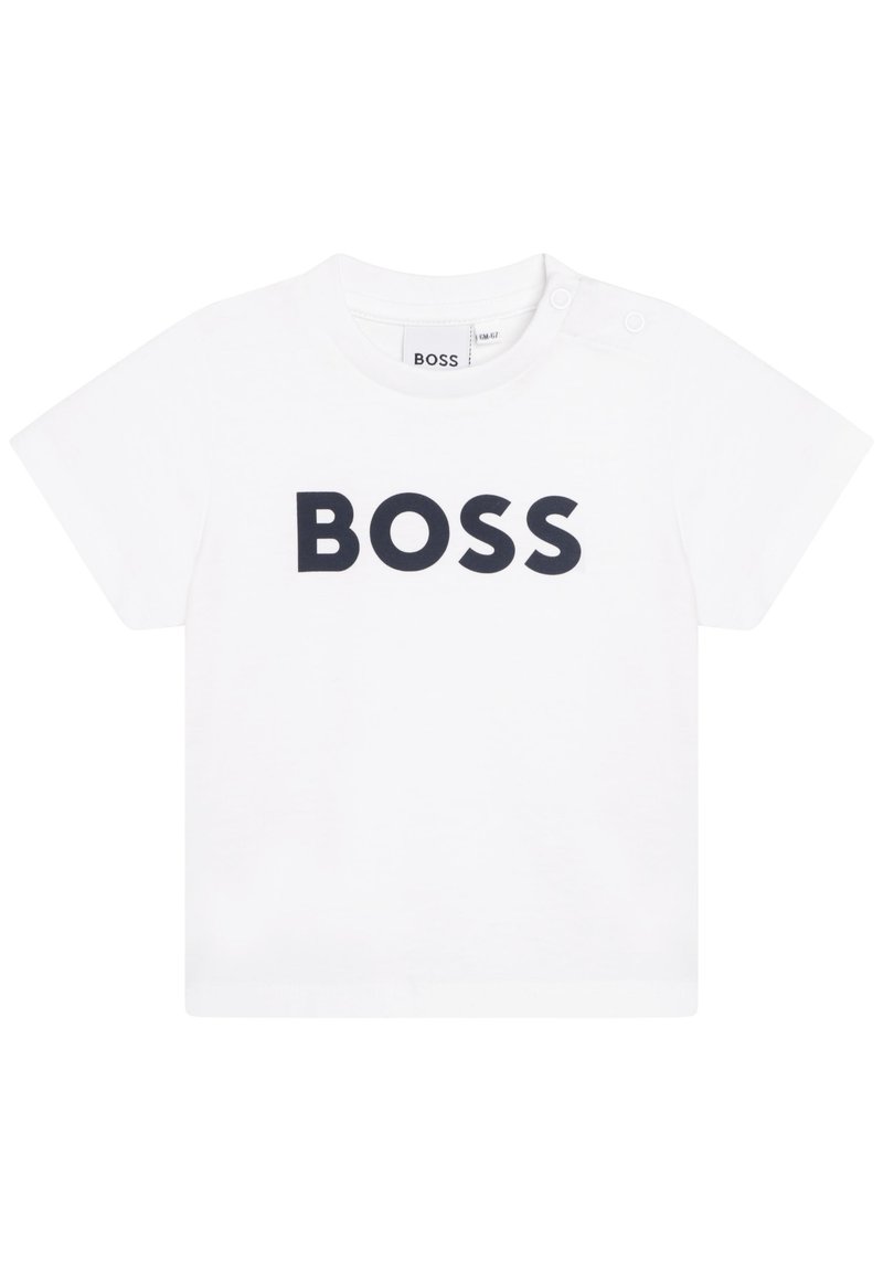 BOSS Kidswear - TODDLER SHORT SLEEVES TEE - Trükipildiga T-särk - white, Suurenda