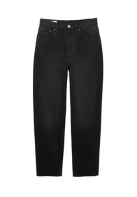 Blugi mom fit - black