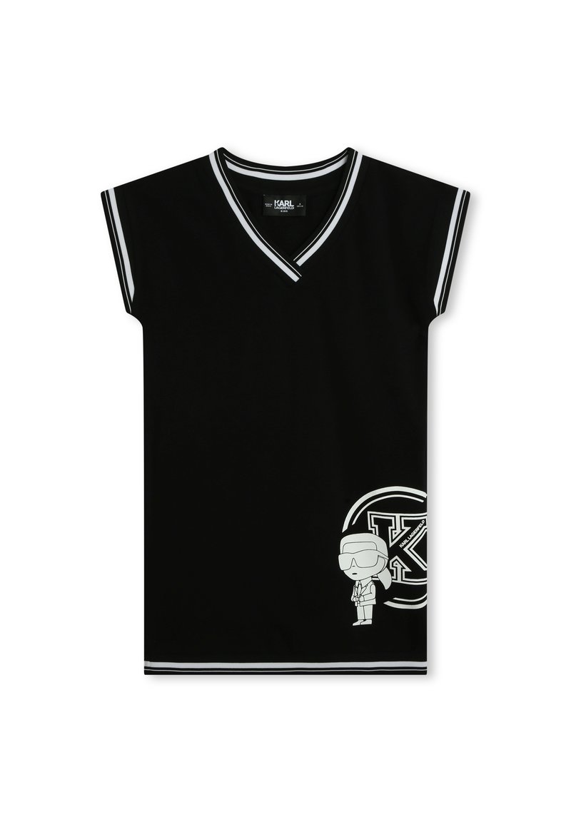 KARL LAGERFELD KIDS Jerseyjurk zwart KARL LAGERFELD KIDS Jerseyjurk zwart