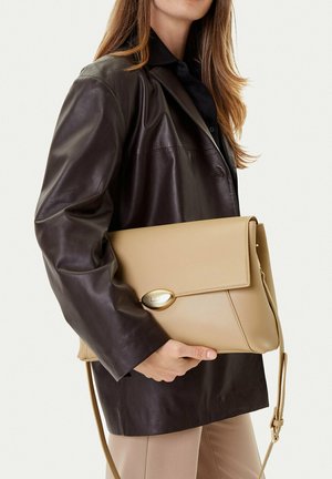 Gino Rossi, GINO ROSSI WOMEN'S HANDBAG BEIGE LX1050 - Bandolera - beige