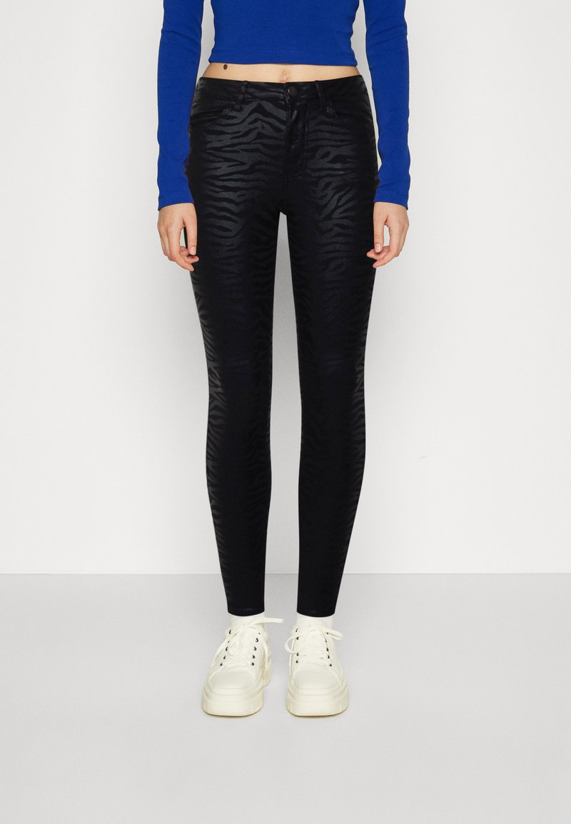 VILA VISIB COMMIT COATED Jeans Skinny Fit black/black Zalando.ie