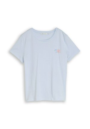TOM TAILOR DENIM, T-Shirt print - mountain sky blue
