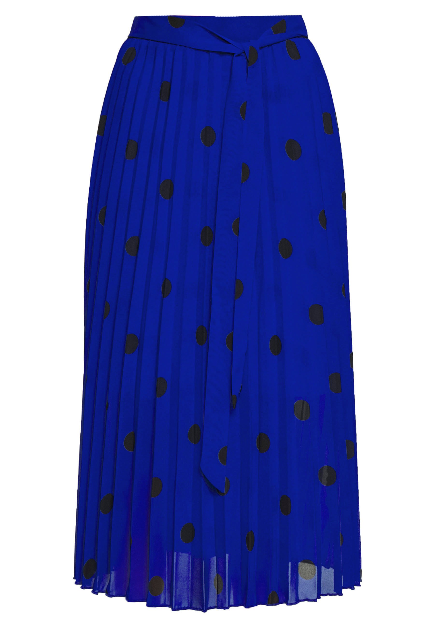 Dorothy Perkins SPOT PLEAT MIDI SKIRT A line skjørt blue Dorothy Perkins SPOT PLEAT MIDI SKIRT - A-line skjørt - blue