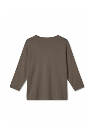 Vero Moda, KNITTED PULLOVER VMBREA KNITTED PULLOVER - Pullover - morel