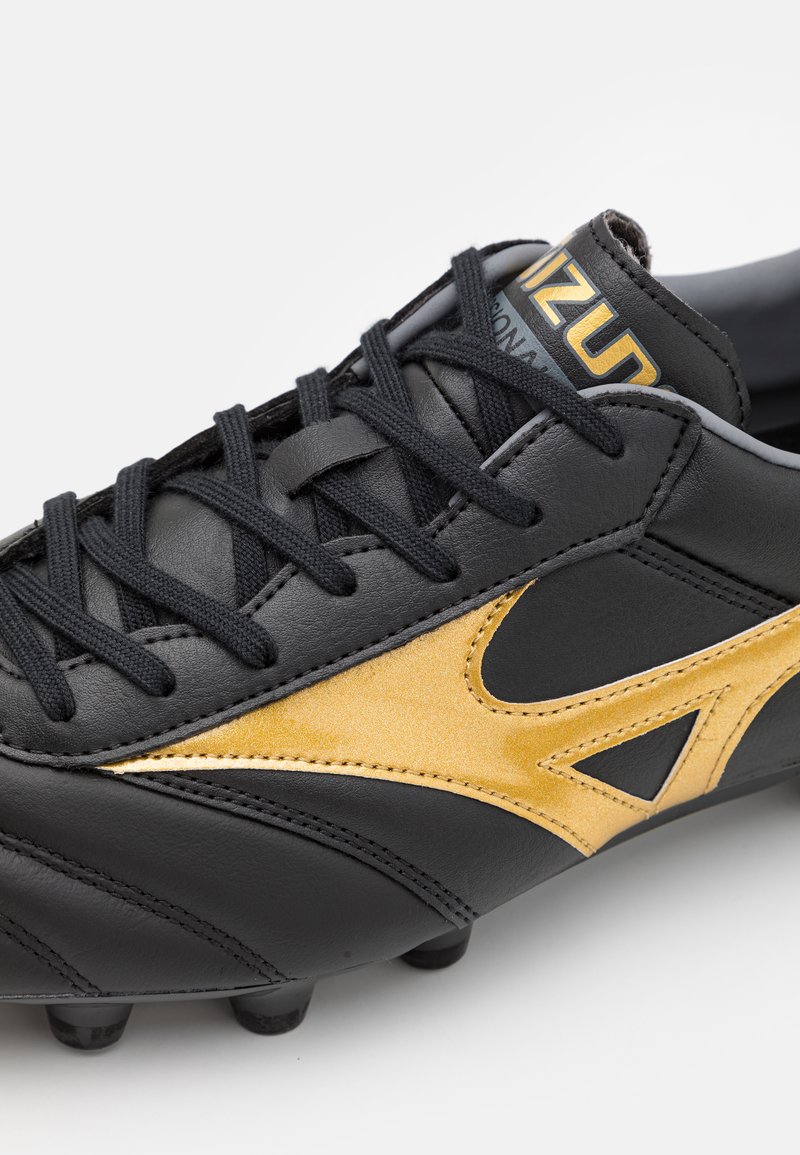 Mizuno MORELIA II PRO - Fußballschuh Nocken - black/gold/dark  