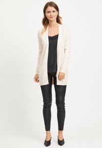 VILA VIRIL OPEN  - Chaqueta de punto - nude