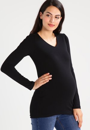 LAURE - Longsleeve - caviar|black