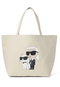 KARL LAGERFELD IKON KARL & CHOUPETTE - Shoppingveske - a off white