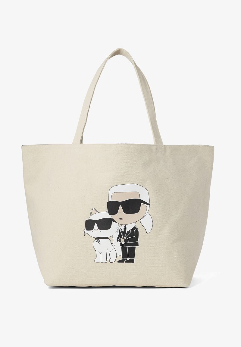 KARL LAGERFELD IKON KARL & CHOUPETTE - Shoppingveske - a off white
