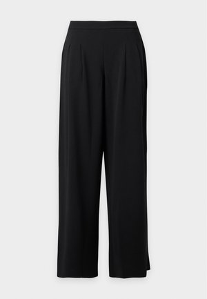 ONLY, ONLBANG PLEAT WIDE PANT - Pantalon classique - black
