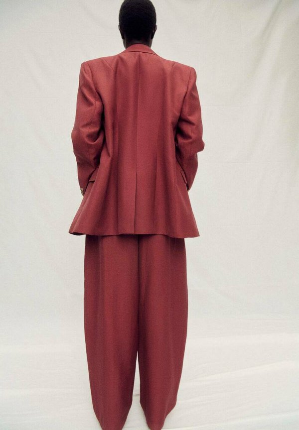 SCALA - Short coat - bordeaux2