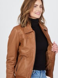 JCC Lederjacke - cognac