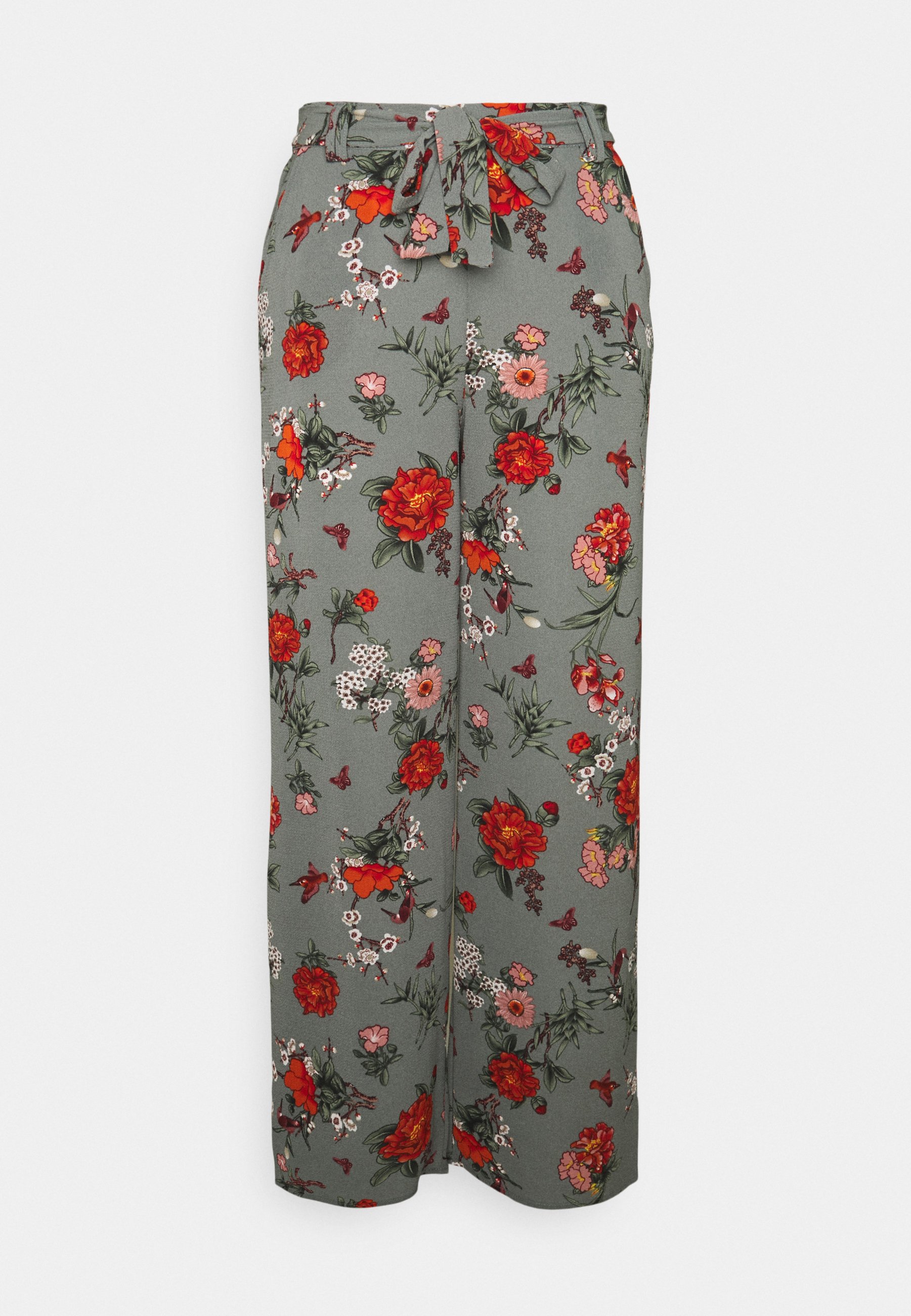 ONLY ONLNOVA PALAZZO PANT - Pantaloni - balsam green/verde scuro - Zalando .it