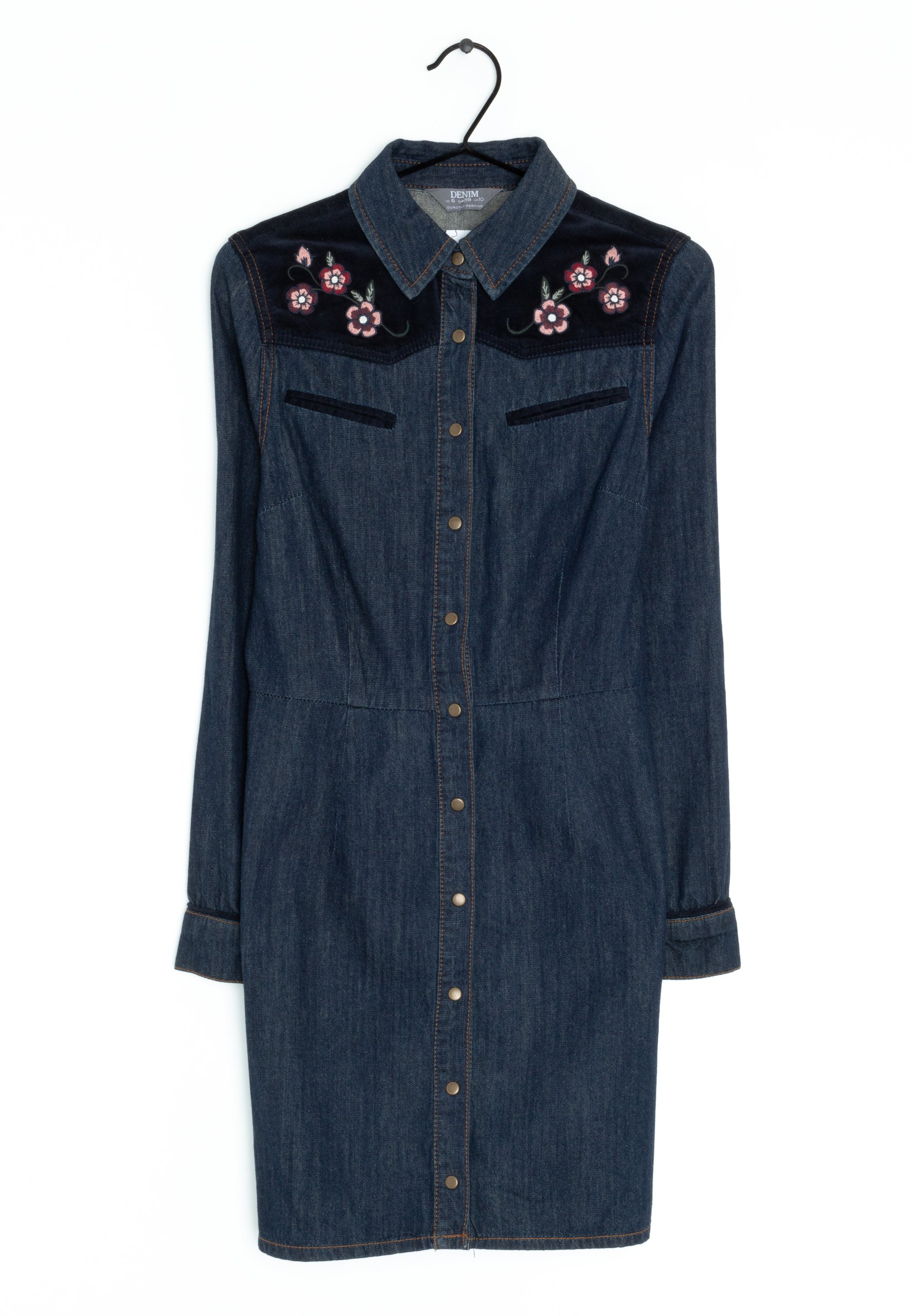 Dorothy Perkins Denim dress - blue - (Pre-owned) - Zalando Dorothy Perkins Denim dress - blue - (Pre-owned) - Zalando