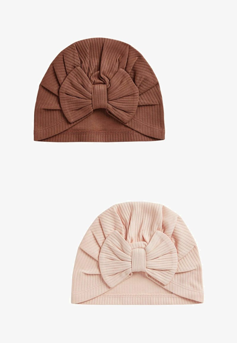 Next TURBAN 2 PACK  - Čepice - pink rust