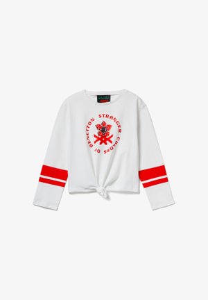 WITH STRANGER THINGS KNOT - T-shirt à manches longues - white