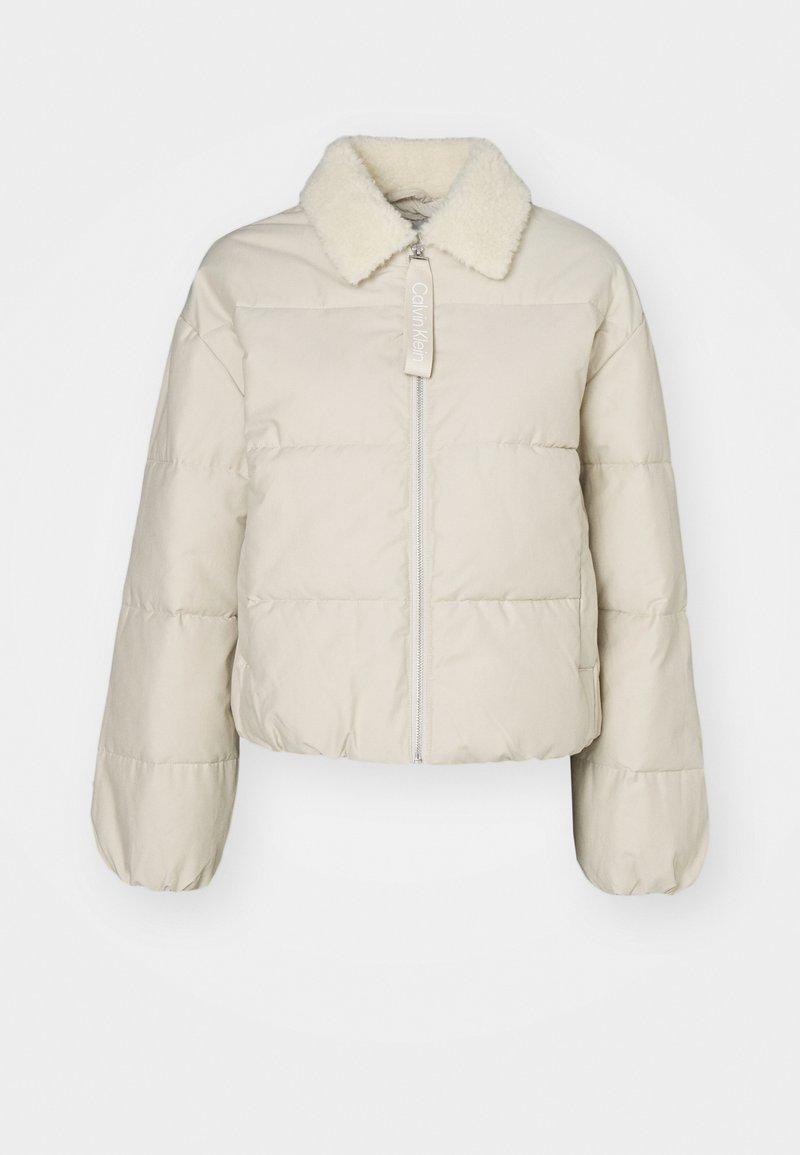 Calvin Klein Jeans Winterjas crème