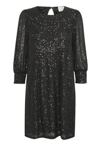 Kaffe Cocktailklänning - mottled black