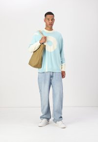 Marimekko NEUTRA UNIKKO UNISEX - Maglione - turquoise/off white