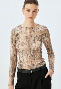 PRINTED  - Longsleeve - brown