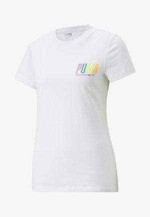 Puma SMILEYWORLD - Triko s potiskem - puma white
