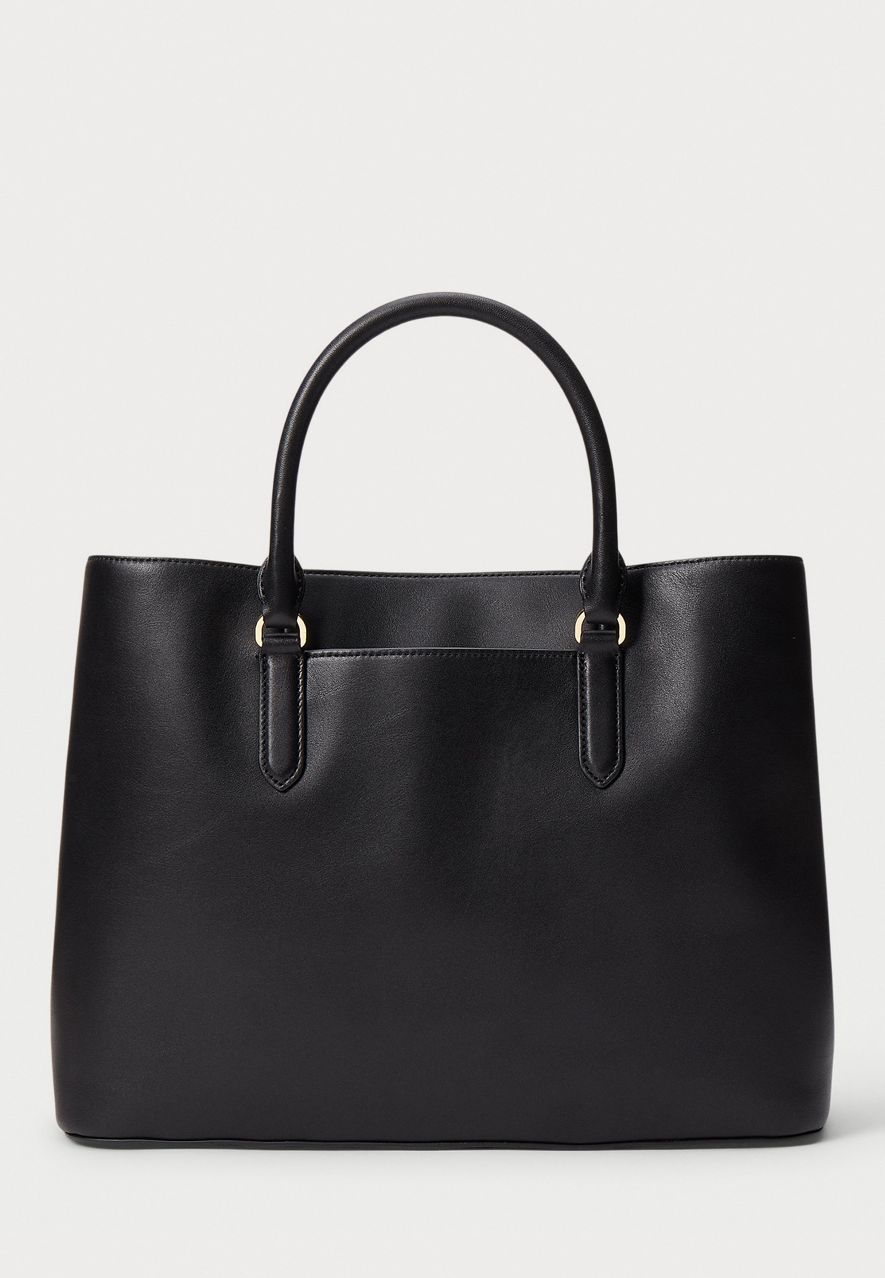 バッグ Lauren Ralph Lauren Black Leather Tote Lauren Ralph Lauren faux-leather Tote Bag | Black | FARFETCH