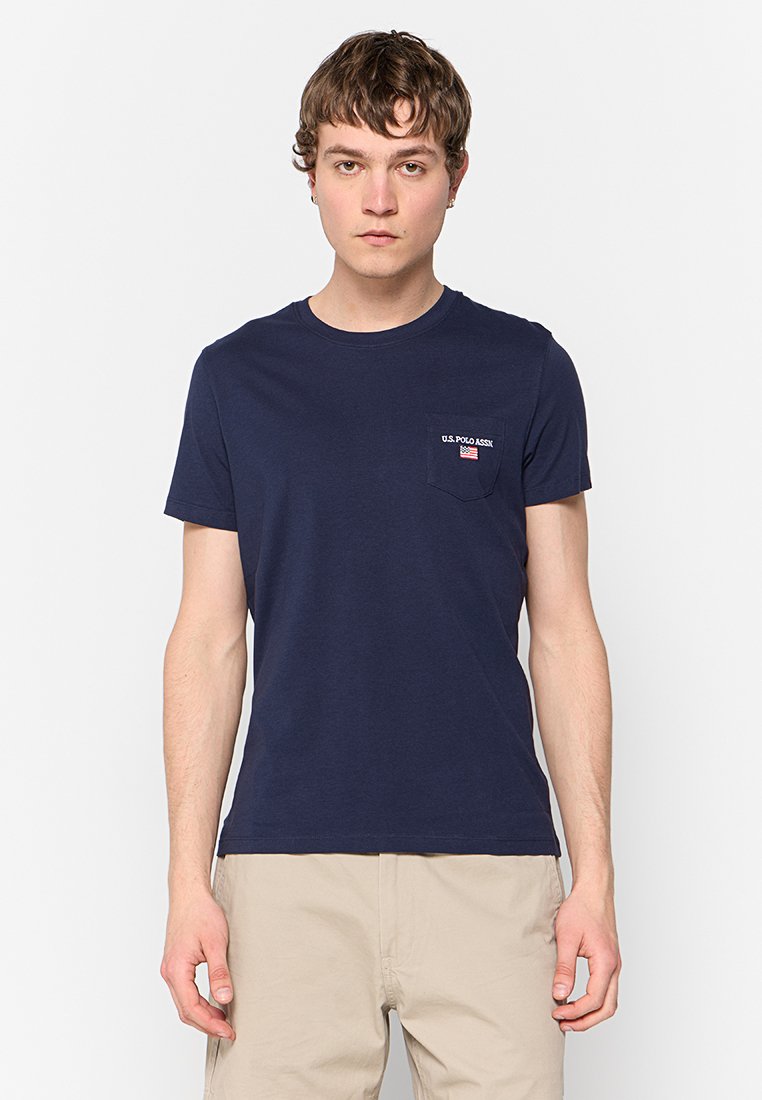 U.S. Polo Assn. T-shirt basic donkerblauw U.S. Polo Assn. T-shirt basic donkerblauw