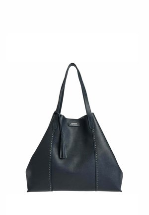 ODÉON -  SOUPLE EN GRAINÉ  MAIN CONTRASTÉ - Sac à main - bleu nuit