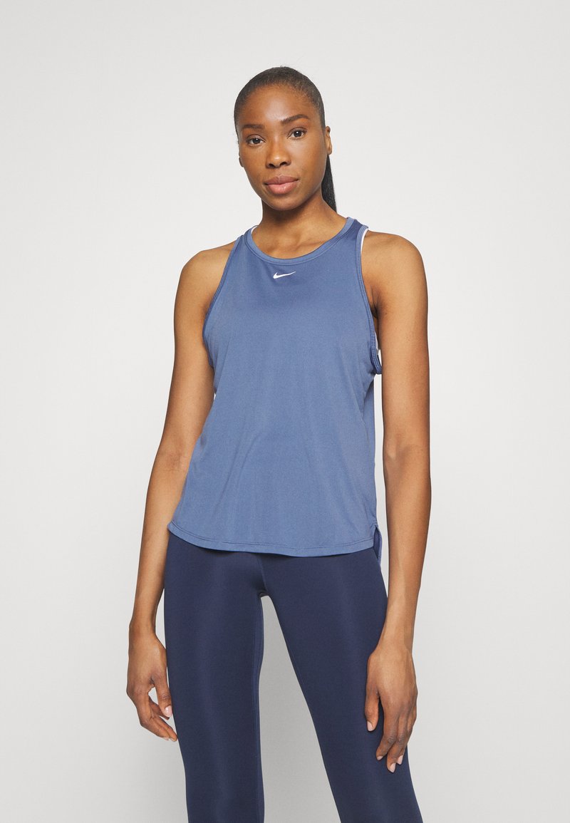 Nike Performance ONE TANK Top diffused blue/white/blue Zalando.co.uk