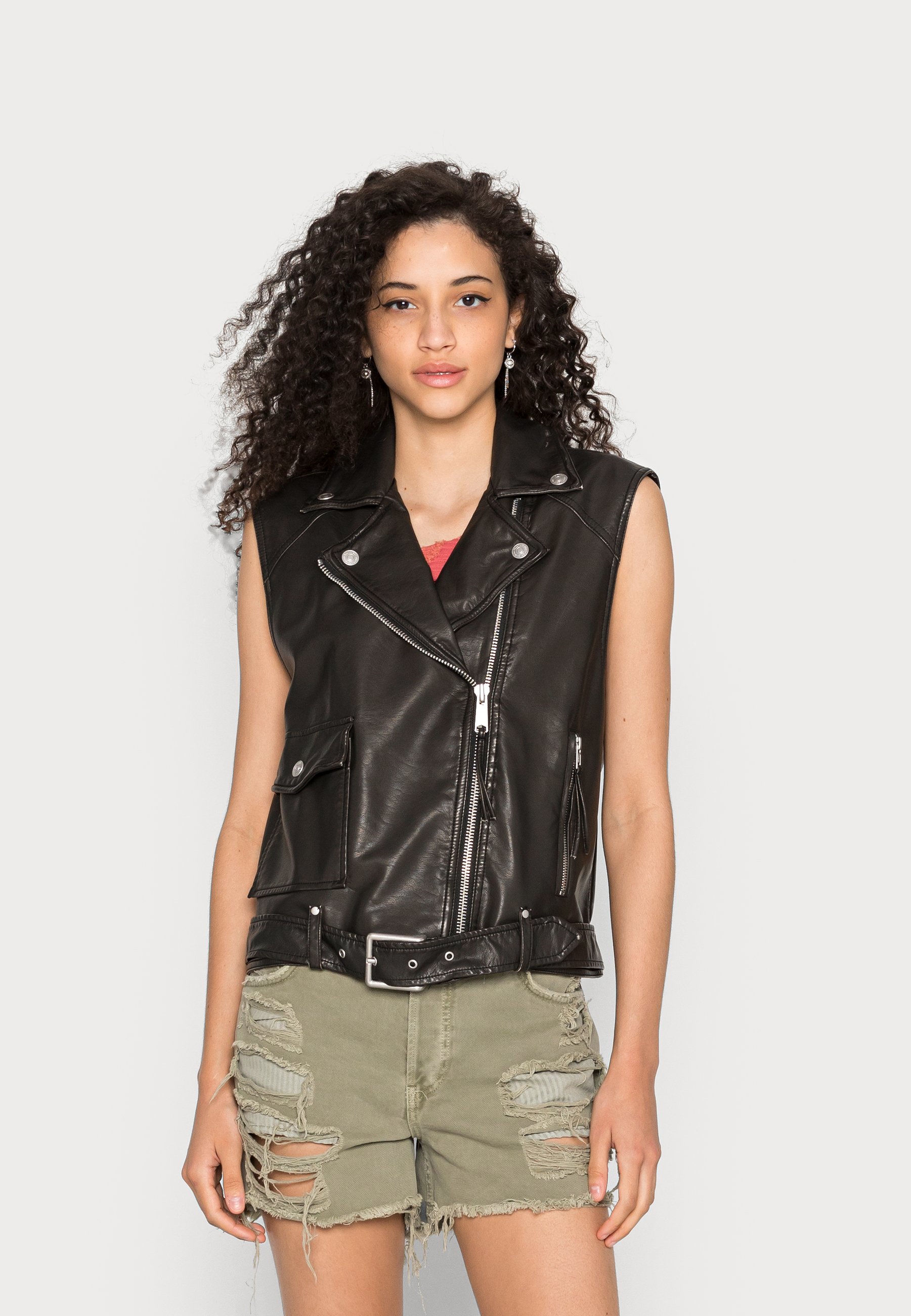 EMILIA VEST - Waistcoat - black 