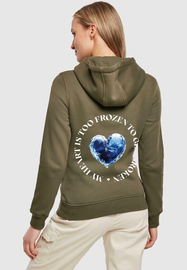 Kapuzenpullover - olive