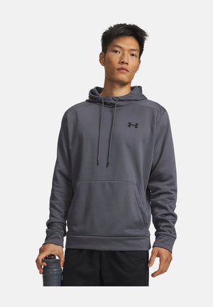 Under Armour ARMOUR FLEECE - Mikina s kapucí - castlerock black