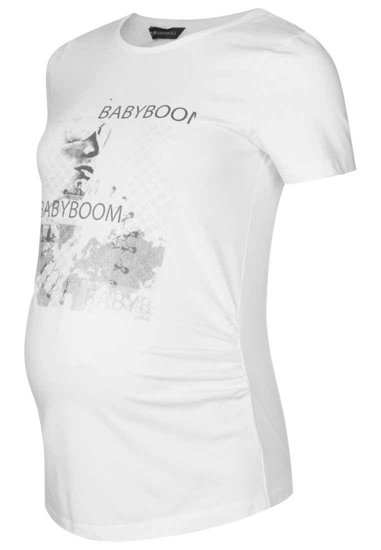 Mom2moM T-shirt print wit