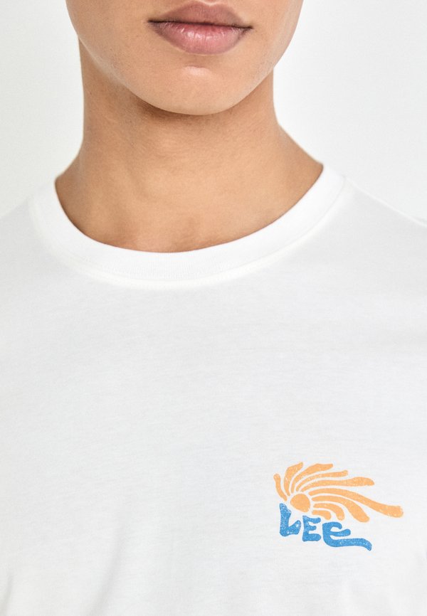 MEDIUM LOGO TEE - Print T-shirt - ecru3