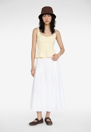 Koton, PEPLUM BLOUSE . - Débardeur - yellow