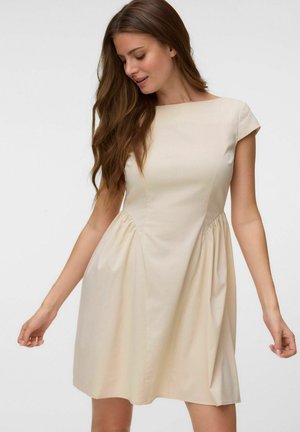 Vero Moda DRESS VMNADI SHORT DRESS - Robe de jour - oatmeal