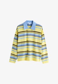 Geselecteerd, yellow/blue stripe