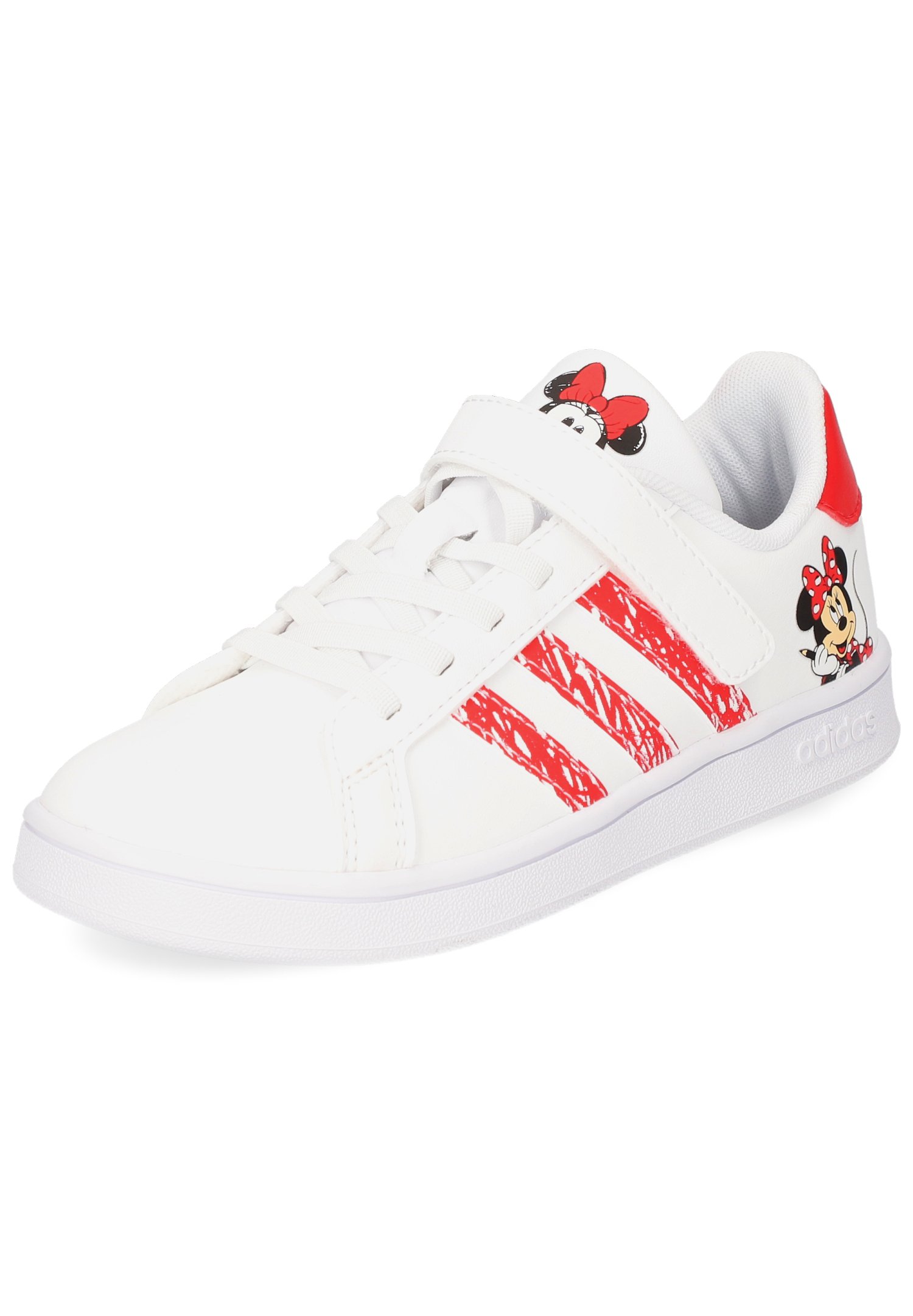 adidas grand court red white blue