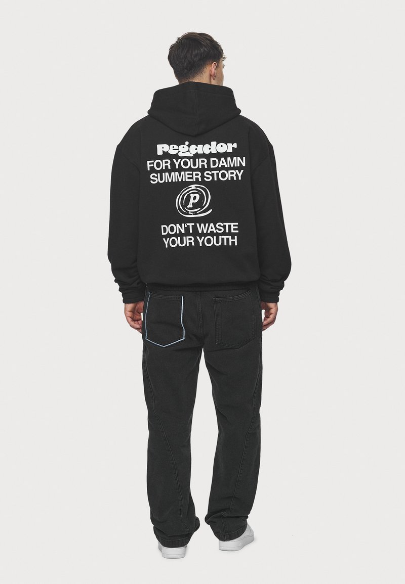 Pegador - HARLAN JACKET - Zip-up sweatshirt - vintage black, Enlarge