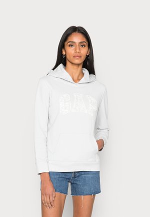 Felpa con cappuccio - trek grey white