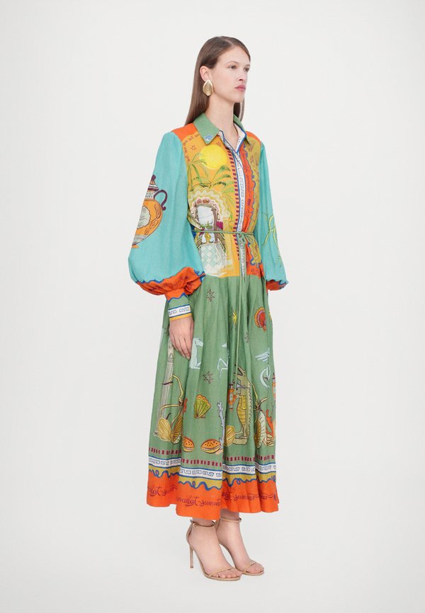 SURREALIST SUMMER SHIRTDRESS - Maxi dress2