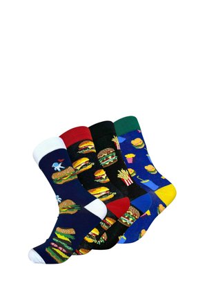 4 PACK - Strumpor - burgers
