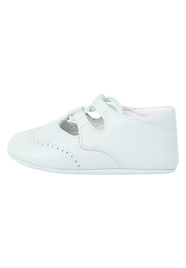 ZAPATO INGLESITO BEBÉ DE PIEL - Lauflernschuh - celeste