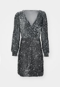 VMBELLA VNECK SHORT DRESS  - Kokteiļkleita/ballīšu kleita - griffin