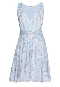 Lace & Beads Petite Koktejlové šaty / šaty na párty - light blue