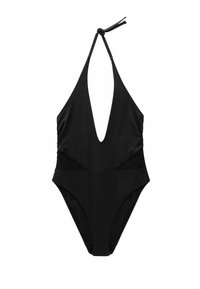 Next TUMMY CONTROL PLUNGE - Plavky - black mesh